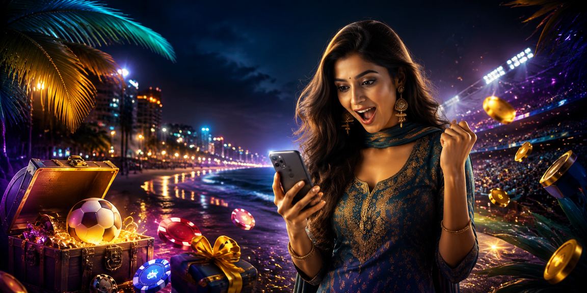 Indian player enjoying mobile casino on app